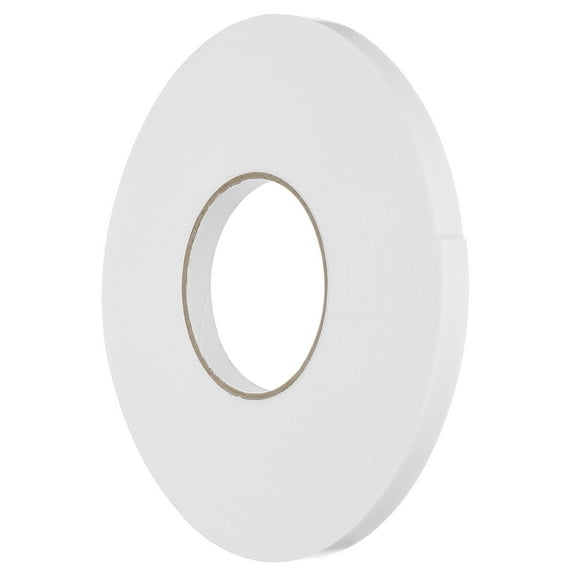 Uxcell 1pcs Rolls Double Sided Foam Tape PE Sponge Mounting Tape Strong Adhesive Tape Strips(White, 50ft x 1/2" x 1/16") for Paint Wall Hanging Poster Decor