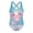 Blue-E, variant on JIAHONG Girls Swimwear Size 14-16, Kids Uv Sun Protection Shirt Quick Dry Kids Girls Swim Set Beachwear Floral Girl Swimsuits