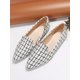 thumbnail image 3 of Women's Fashionable Soft Comfortable Red Flat Shoes, Spring And Autumn Seasons Casual Peas Shoes With Shallow Mouth And Pointed Toe, Simple And Stylis, 3 of 4