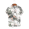 thumbnail image 6 of COSFO Mens Button Up Shirt Tropical Hawaiian Short Sleeve Tops Beach with Pocket Loose Fit Collared Men Shirts, 6 of 6