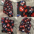 thumbnail image 5 of Pijama de dibujos animados de Anime, Spiderman, Hello Kitty, Sanrio, Hello Kitty, parejas, pantalones largos a juego, pantalones de dormir de verano2879, 5 of 5