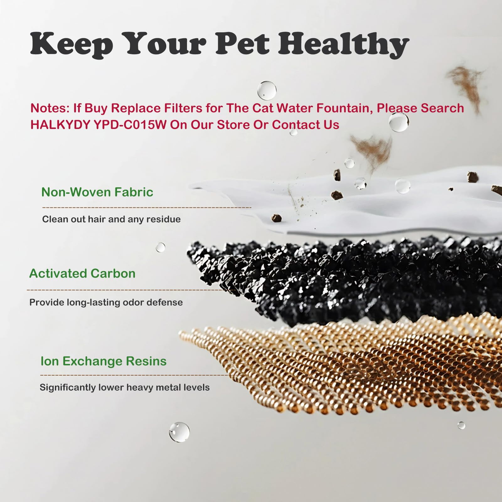 Cat Water Fountain, Smart App Control, BPA-Free Ensure Safety, Cordless & Quiet, Ultra-Long Battery Operated, Cat Fountains for Drinking with Smart Hydration Tracking, Refill  Cleaning Reminder