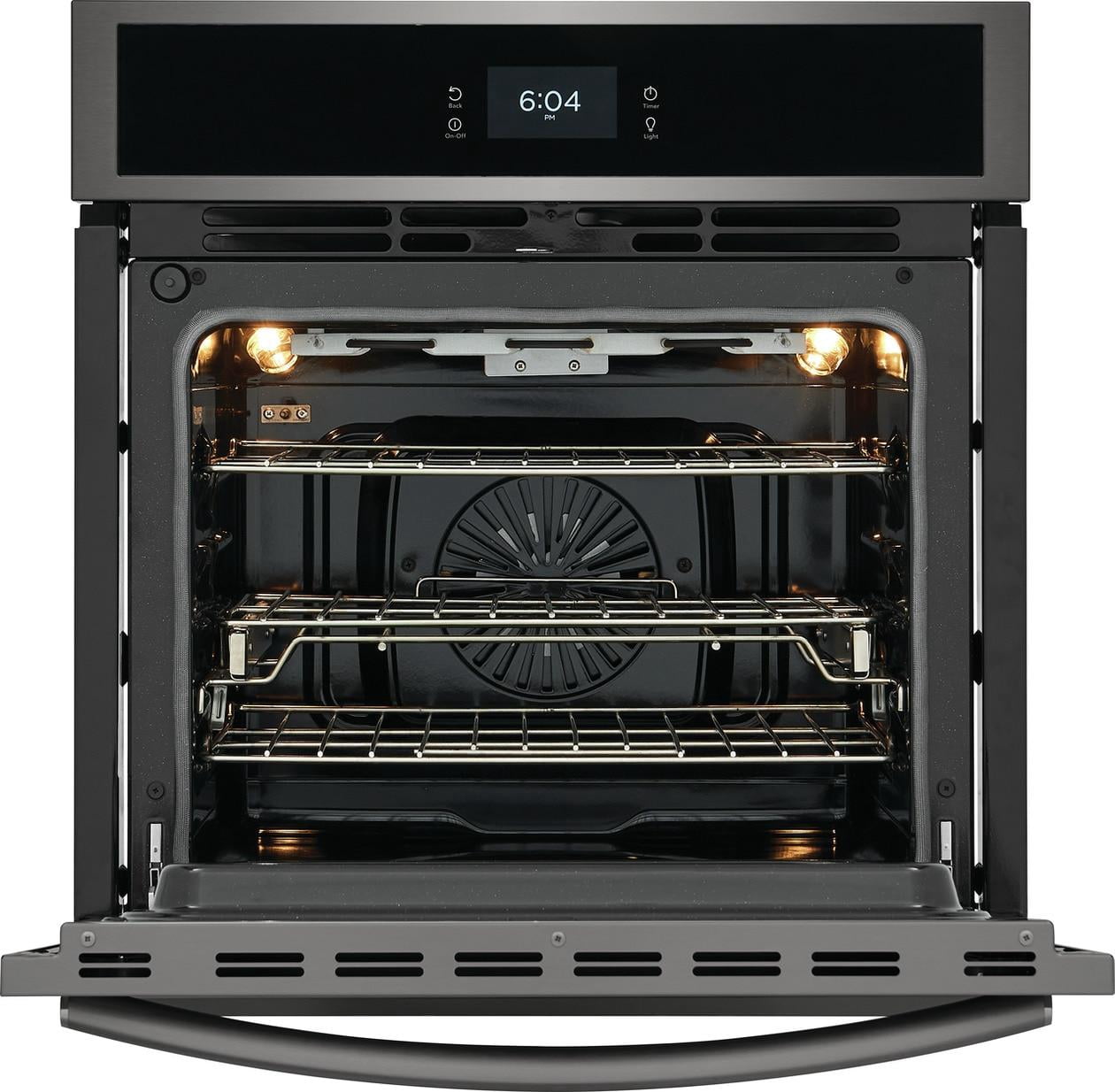 Frigidaire Gallery GCWS2767AD 27 inch Black Stainless Single Electric Wall Oven with Total Convection