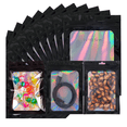 thumbnail image 1 of Bolsa Plastico Tornasol Holografica Resellable 10.5x15cm Xtellar negro, 1 of 3