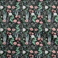 thumbnail image 1 of oneOone Cotton Silk Black Fabric Florals Dress Material Fabric Print Fabric By The Yard 42 Inch Wide-R8, 1 of 6