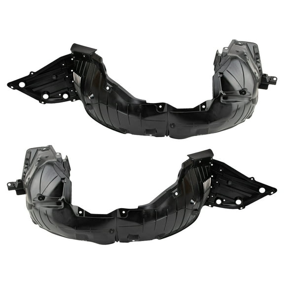 TRQ Front Inner Fender Liner Set Fits Select 2013-2015 Nissan Altima NI1248134 NI1249134