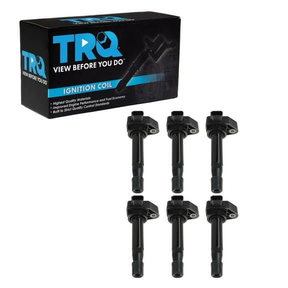 TRQ Ignition Coil Kit Set of 6 for Honda Accord Odyssey Acura CL RL TL 3.2TL V6 ICA61429 Fits select: 2008-2010 HONDA ODYSSEY EX, 2001-2003 ACURA 3.2CL