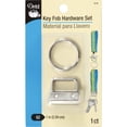 thumbnail image 3 of (5 pack) Dritz Key Fob Hardware For 1" Strap 1 Set-Nickel, 3 of 3