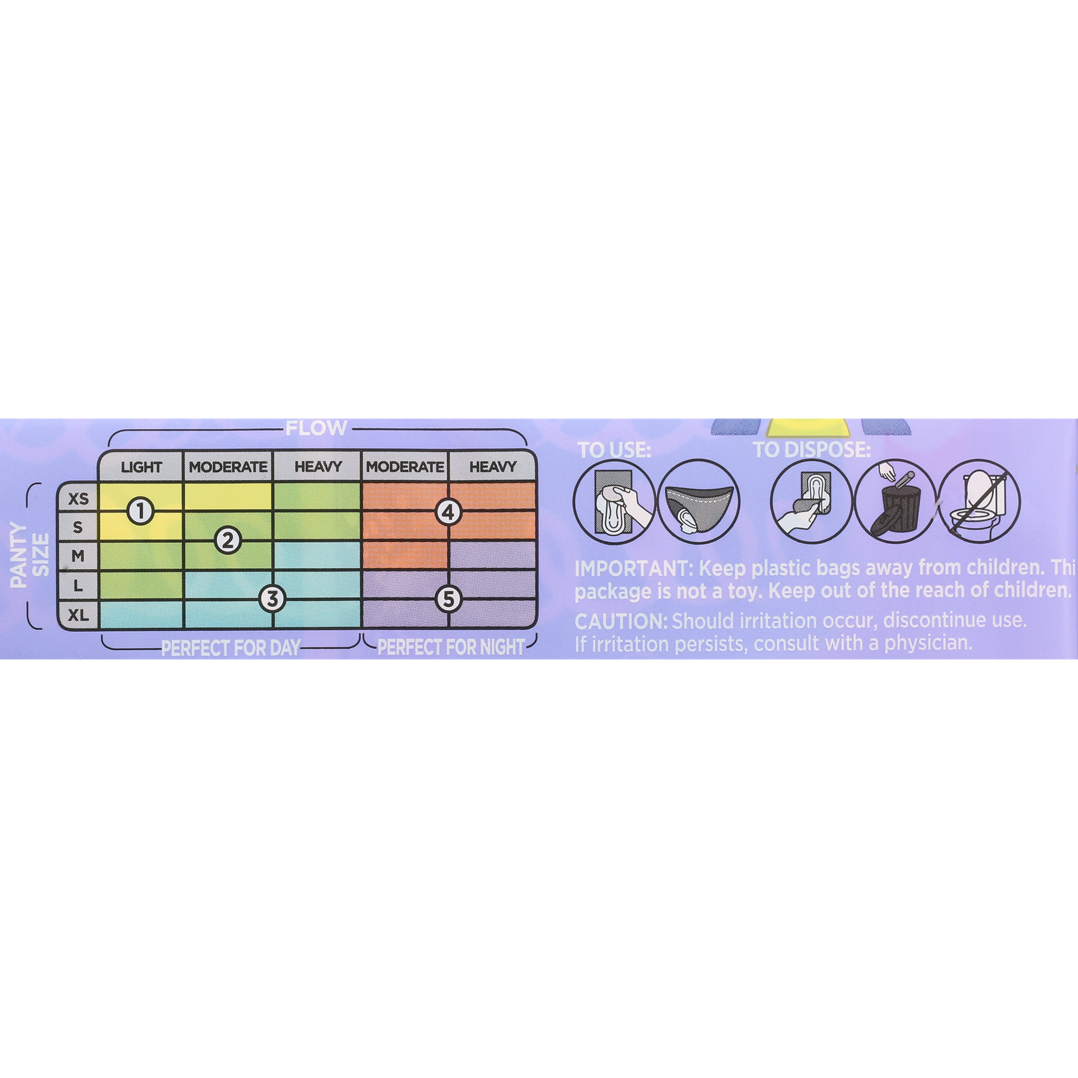 Equate Foam Pads with Flexi-Wings, Regular, Size 1, 30 Count