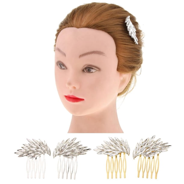 Pinzas Para Cabello Flor De Cristal – Accesorios Boda Novia, Horquillas Brillantes Multicolor