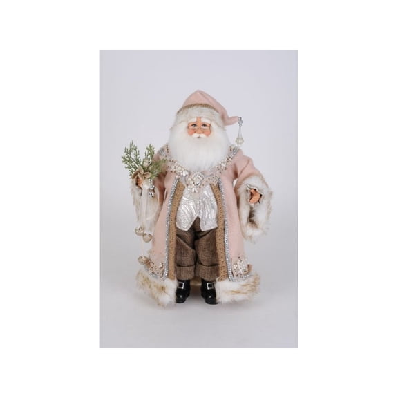 Karen Didion Rose Santa Figurine, 17 Inches