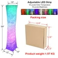 thumbnail image 5 of G · PEH Soft Light Floor Lamp,LED Floor Lamp 59'' RGB Tall Lamps 7 Colors Changing Dimmable LED Bulbs Remote Control, Floor Lamp for Living Room,Bedroom, 5 of 12