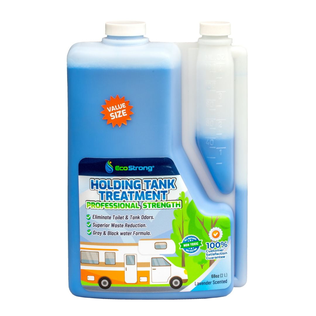 RV Toilet Holding Tank Treatment, Powerful Bioactive Odor Destroyer with Waste Digesting Enzymes