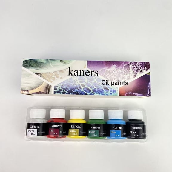 kaners Oil paints,Resin Pigment, Acrylic Paint Set, Rich Pigments, Water Proof, Premium for Artists, Beginners and Kids on Canvas Rocks Wood Ceramic Fabric