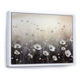 thumbnail image 2 of Designart "Opalescent Mist Amongst Blooms" Flower Floater Framed Wall Decor, 2 of 5