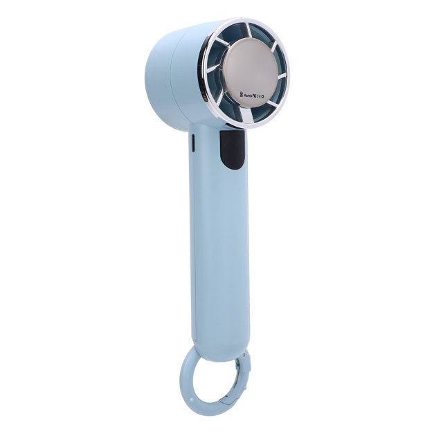 Ventilador Portátil Portátil, 5 Velocidades Ventilador Ajustable USB Mini De Enfriamiento Recargable De Batería De 2000 MAh Con Gancho Para Viajar Al Aire