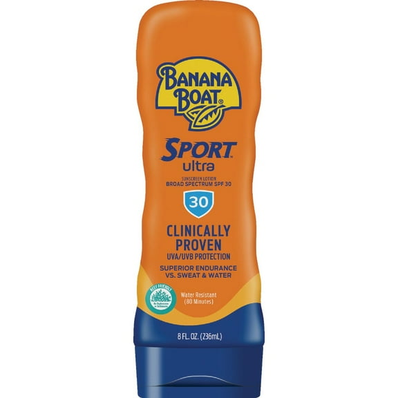 1 Pc Banana Boat Sport Ultra 8 Oz. Spf 30 Sunscreen Lotion