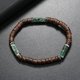 thumbnail image 1 of Xiao Hua Pulsera de cuentas de concha de coco hecha a mano para apilar, pulsera ajustable tejida trenzada hecha a mano para mujeres y hombres., 1 of 5