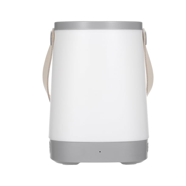 Moyic Lámpara ambiental con altavoz Bluetooth Luz nocturna multifunción Radio Linterna Lámparas recargables regulables Atmósferas Iluminación y accesorios Gris Moyic HA075467-01B