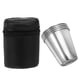 thumbnail image 3 of 1 juego de vasos de chupito de acero inoxidable con tapa para copas de vino al aire libre, vasos de chupito resistentes a la oxidación, 3 of 6