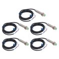 thumbnail image 1 of Proximity Switch, LJ12A3-2-Z/EX Inductive Proximity Switch 5PCS ABS Aluminum Alloy Multiple Uses IP65  For Metallurgy, 1 of 8