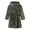 Dark Green, variant on LYMAYTER Hooded Bathrobe for 2-12Y Toddler Boys Soft Flannel Bathrobe Solid Color Comfortable Household Sleep Gown