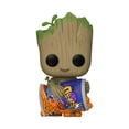 thumbnail image 1 of Funko Pop! Marvel: I Am Groot - Groot with Cheese Puffs Vinyl Bobblehead, 1 of 3