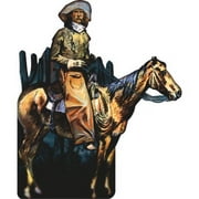 H49942 XL Remington Arizona Stern Cowboy Horse Yellowstone Cactus Mountain Illustration Cardboard Cutout Standee Standup