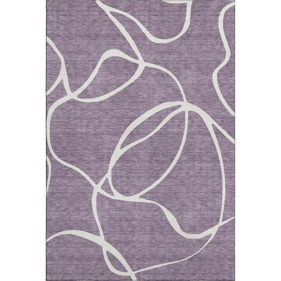 Dalyn Rugs Premium Machine Washable Mayfield AMF999 Purple 2'6" x 3'10" Rug