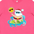 thumbnail image 4 of Inktastic Surfing Santa Youth T-Shirt, 4 of 5