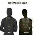 thumbnail image 6 of Men Women Hip Hop NEVER GIVE UP Pendant Necklace 13mm Crystal Cuban Chain HipHop Iced Out Bling Necklaces Fashion Charm Jewelry, 6 of 6