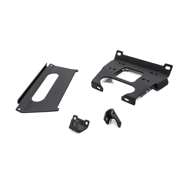 SuperATV Winch Mounting Plate for 2017-2018 Polaris RZR XP Turbo/XP 4 Turbo | RZR Winch Plate Compatible with Many OEM and Aftermarket Winches | No Drilling Required!