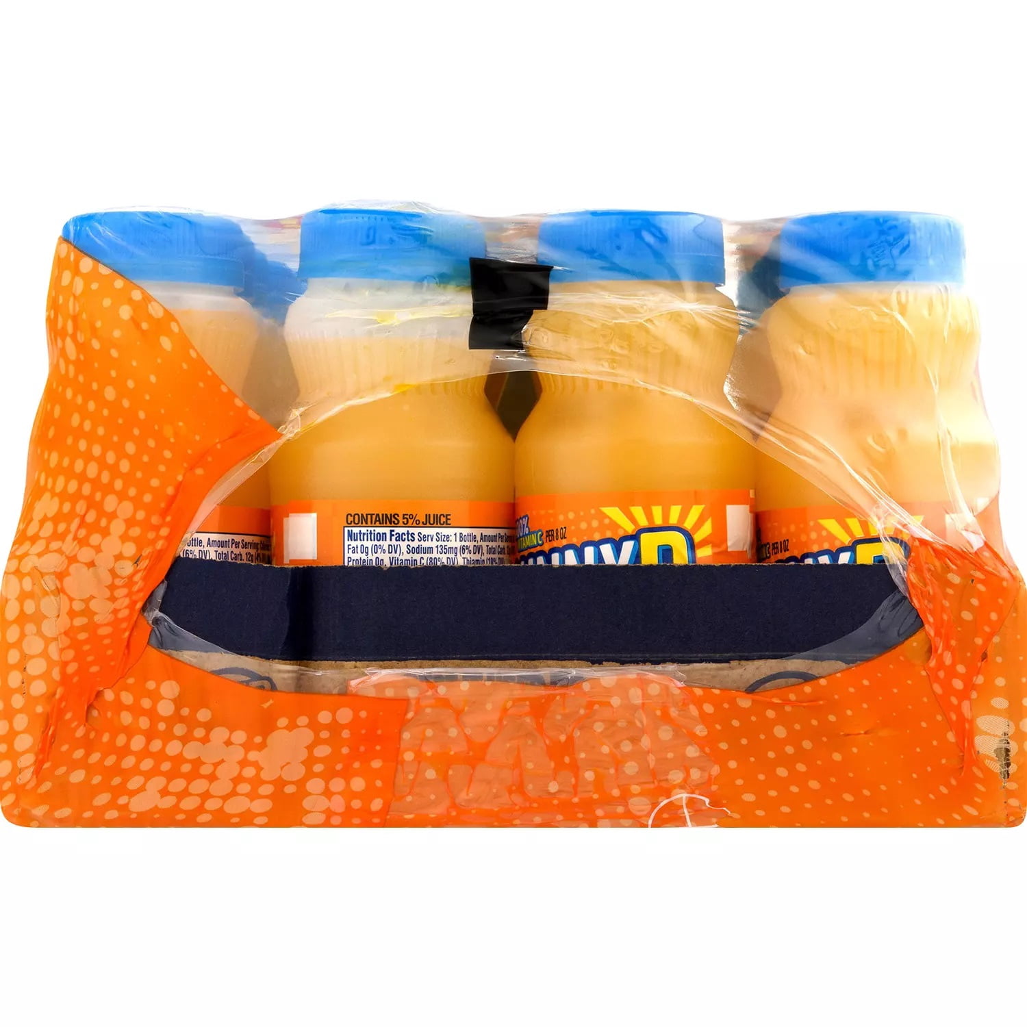 SUNNYD Tangy Original Orange Juice Drink, 24 Count, 6.75 FL OZ Bottles