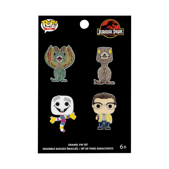 Funko Pop! Jurassic Park Dominion 4pc Pin Set