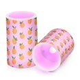 thumbnail image 7 of Yayeee Flameless Candles with Remote Flickering Battery Operated Multi Color Changing, Cartoon Oranges, 7 of 7
