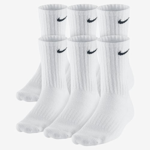 Nike Performance Cotton Crew Socks Size 8-12 Walmart.com