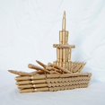 thumbnail image 4 of Shell Crafts Warship Model Home Sitting Room Adornment Furnishing Articles Study Gift Gift Veterans, 4 of 5