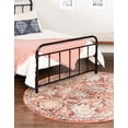 thumbnail image 3 of Rugs.com Lola Collection Rug – 8 Ft Round Brick Red Medium Rug Perfect For Kitchens, Dining Rooms, 3 of 9