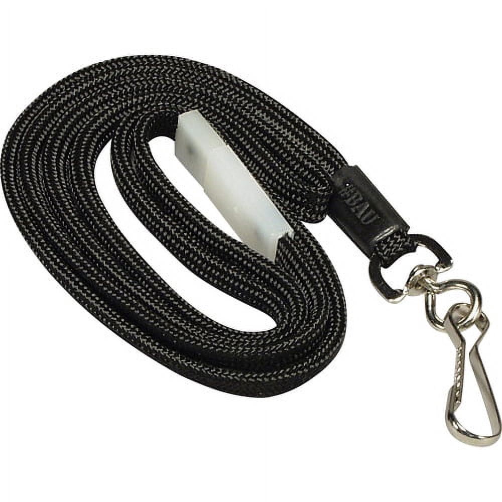 SICURIX Breakaway Lanyard, 36", Black, Box of 12