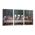 thumbnail image 1 of Cuadro Decorativo Tríptico Vertical La Ultima Cena Canvas Revolution  Set De 3 Cuadros 30x45 cm, 1 of 5