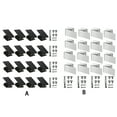 thumbnail image 4 of relayinert 16-Piece Window Stainless Safety Installation, Accessories, Corrosion-Resistant, For Shutters, for Windows White, 4 of 5