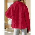 thumbnail image 3 of Women's Oversized Lightweight Down Coat Long Sleeve Zip Packable Short Puffer Jackets, 3 of 4