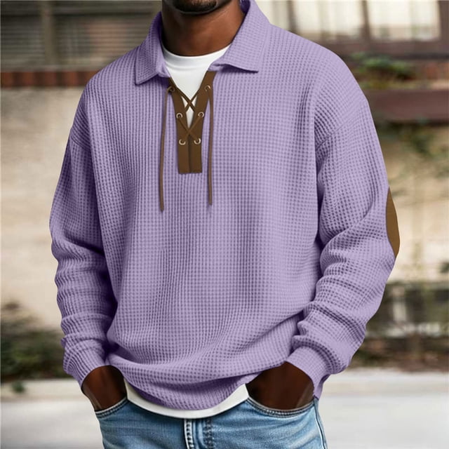 Ceisia Men Slim Fit Fashion Solid Color Long Sleeve Stand Collar Gift Zipper Casual Daily Party Wear Shirt Top