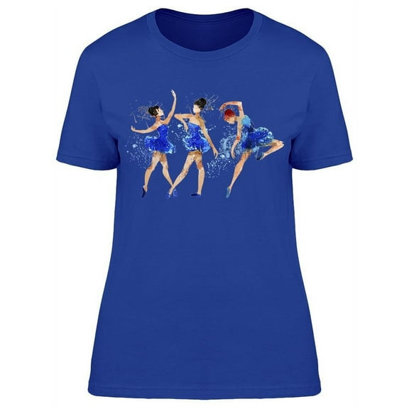 Ballerinas In Blue Tee Women's -Image by Shutterstock