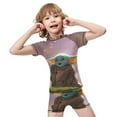 thumbnail image 4 of Baby Yoda Boys 2-Piece Swimsuit Set, Short Sleeve Rash Guard & Swim Trunks, 4 of 7
