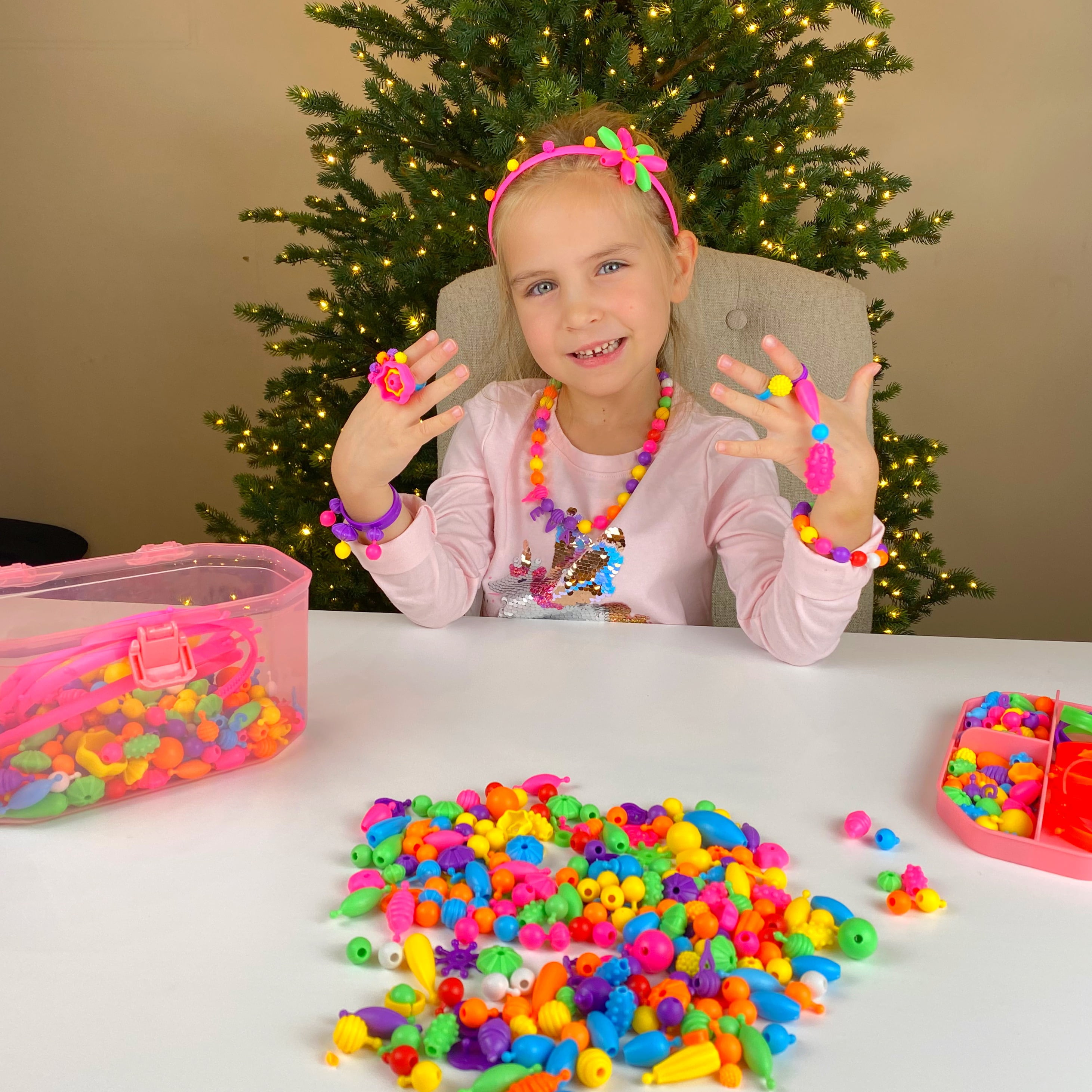 Pop Beads for Girls Toys, Kids Jewelry Making Kit, Art and Craft Kits