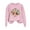 Pink-Tops, variant on Inverlee Thanksgiving Sweatshirts Women Cute Turkey Pumpkin Print Sweatshirt Fall Long Sleeve Cotton Shirts Crewneck Dressy Casual Pullover Outfit