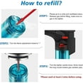 thumbnail image 3 of 4 Packof Torch Lighter,jet Flame, Butane Gas, Mini Refillable Windproof Lighters, For Candle, Fireplace, Grill (gas Not Included), 3 of 5