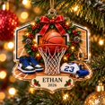 Personalized Basketball Hoop Ornament for Christmas Players - Walmart.com