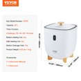 thumbnail image 4 of VEVOR Towel Warmer 25L, Towel Warmer Bucket with 2 Heating Modes, 20/40/60/90 Min Auto Shut Off, Bottom Heating Columns, LED Screen, Large Towel Warmer for Bathroom, Spa, Bathrobe, Blanket & Pajama, 4 of 9
